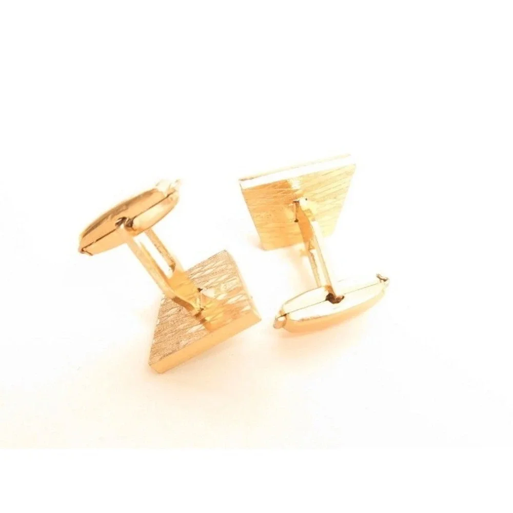 Vintage Trapezoid Shape‎ Rhinestone cufflinks